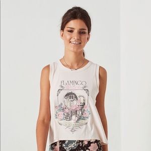 BNWT Spell Designs Flamingo wagon tank